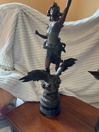 Spelter figurines