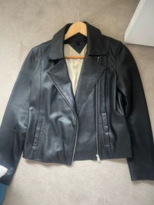 Massimo Dutti leather jacket