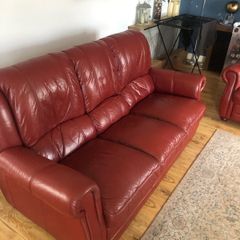 FREE 3&2 Seater Leather Sofas