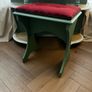 Upcycled Vintage Vanity Table or Console Table and Stool Set Image 2