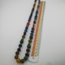 Antique African Style MultiColor Glass Beads Necklace Image 3
