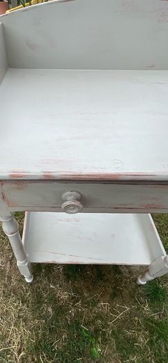 Vintage glass top Wash Stand. Fully restored