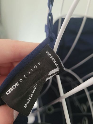 bnwt asos navy dress size 10