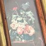 Vintage Floral Still Life Print in Wooden Frame Image 3