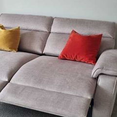 Like New 3 Seater Power Reclining Sofa