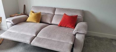 Like New 3 Seater Power Reclining Sofa
