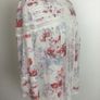 M&S Ivory red & blue floral peasant style top 3/4 sleeve size 20 includes postage Image 5