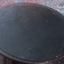 Edwardian oval bevelled mirror. Image 3
