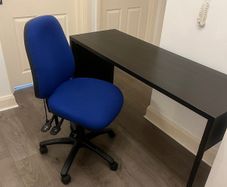 Desk and chair