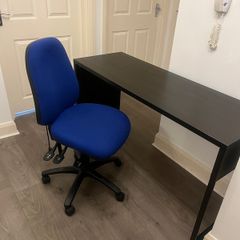 Desk and chair