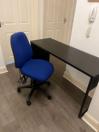 Desk and chair