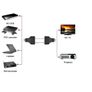 HDMI Extender to Dual Ports RJ45 CAT5e CAT6 Cable up to 30 Metre HDTV PS3 STB Image 5