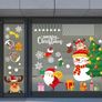 Christmas Window Stickers Reusable 275 Pcs Double Sided Window Cling 9 Sheets Santa Claus Balloon Snowman Reindeer Snowflake for Christmas Decorations (FREE POSTAGE) Image 5