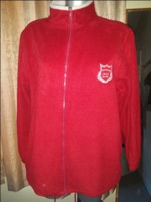 Mystify red fleece warm jacket/jumper size UK16/18 EUR44/46 Postage included