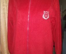Mystify red fleece warm jacket/jumper size UK16/18 EUR44/46 Postage included
