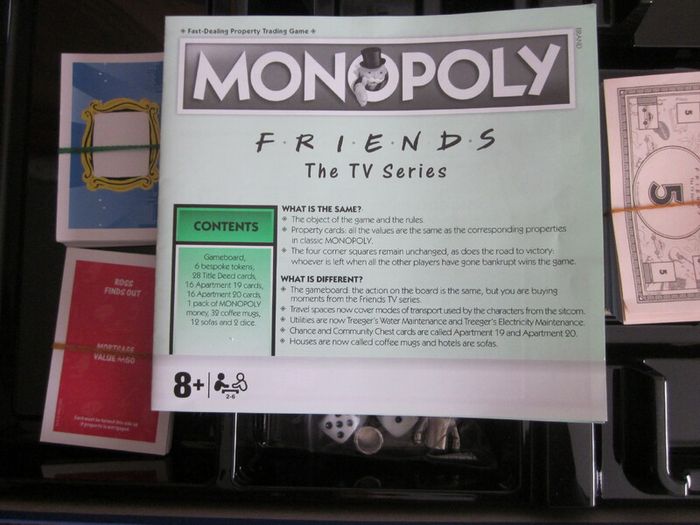 Monopoly Friends The TV series Board Game