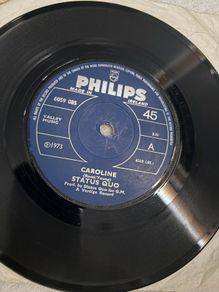 Status Quo vinyl singles Irish pressings x 2