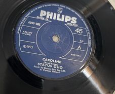 Status Quo vinyl singles Irish pressings x 2