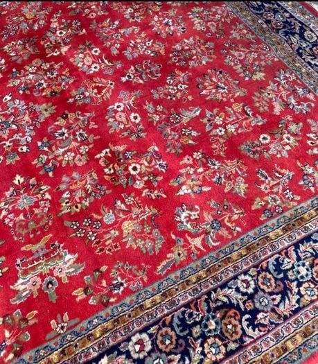 Really fabulous Hand Knotted Wool Sarough Rug 345 cm x 250 cm