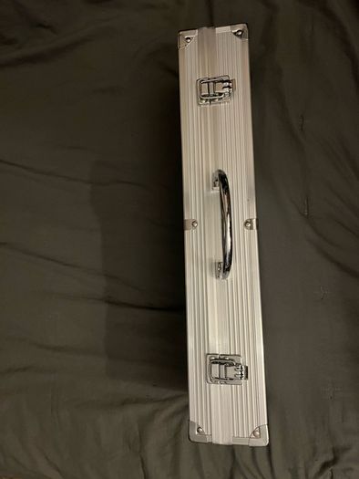 aluminum suitcase