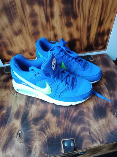 Nike air max command size 5 cobalt and green
