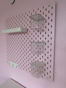 Ikea Peg Board Pink