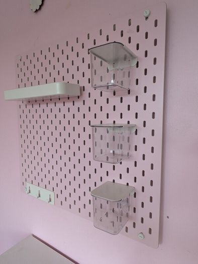Ikea Peg Board Pink