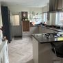 kitchen units from in-house panelling centre in alderley cashmere and navy blue Image 8