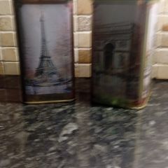2 Vintage Paris  Money Box Tins