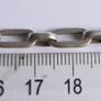 Vintage Sterling Silver Paperclip Chain Bracelet Features Elongated Rectangular Links and a Secure Box Clasp Closure. length 8" - 10,2g Image 8