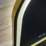 LED Bathroom Mirror Gold Frame Image 6