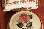 two ceramic pin dishes