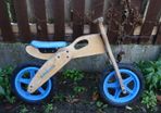 Childrens wooden starter bike