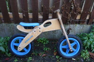 Childrens wooden starter bike