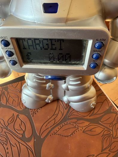 Retro Talking Robot Savings Bank