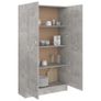 Book Cabinet Concrete Grey 82.5x30.5x150 cm Chipboard Image 4