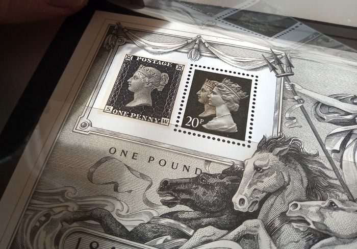 1840-1990 Commemorative Stamps Miniature Sheet