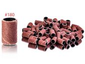 Sanding Bands Nail Drill Bits - 180 Fine Grit - 100 pcs