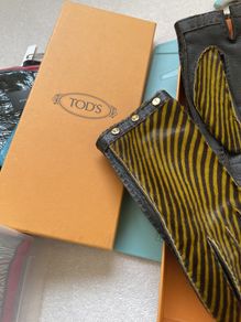 Tod's boxed leather gloves