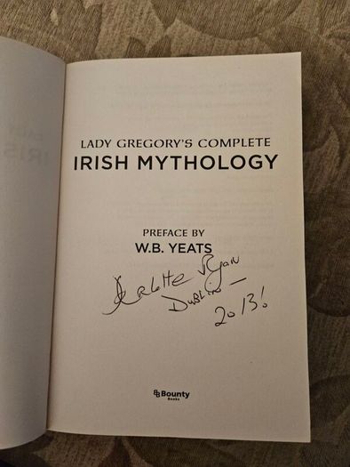The Rising Of The Moon. By Lady Gregory.  1947 Paperback In Fair Condition.  Plus Lady Gregory's Complete Irish Mythology  Preface By W. B. Yates. See Photos For Same.