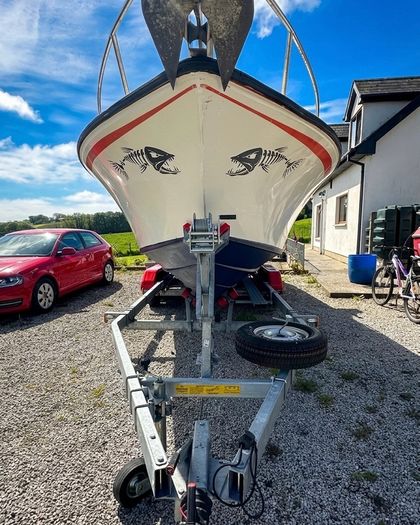 Boat Rare Neptune Barge 750 Open Deck Sports Boat