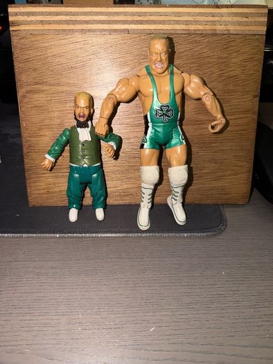 WWE Jakks Pacific Finlay and Hornswoggle Figures