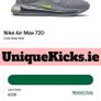 Rare Nike Air Max 720 Premium Grey Neon Image 5
