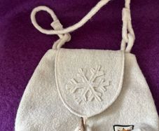 Hand felted Shoulder Bag From Finland