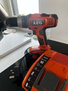 cordless AEG drill and charger