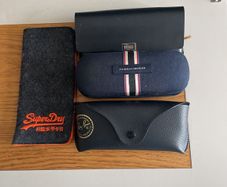 Designer glasses cases