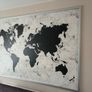 giant canvas world map 140x200cm Image 3