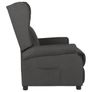 Recliner Chair Dark Grey Fabric Image 3