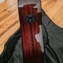 Mahagony Acoustic Steel Guitar including Capo, Case and picks Image 4