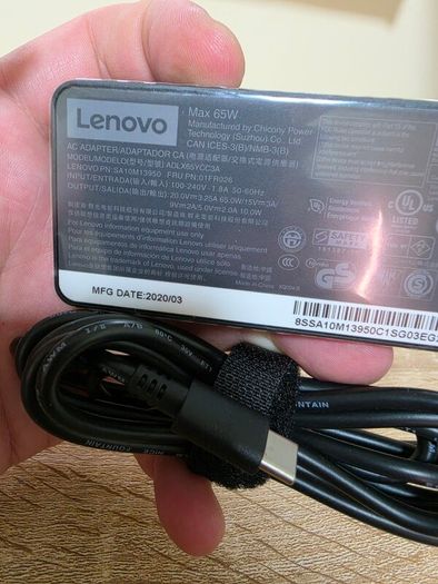 Lenovo 65W USB-C (Type-C) AC Power Adapter - charger